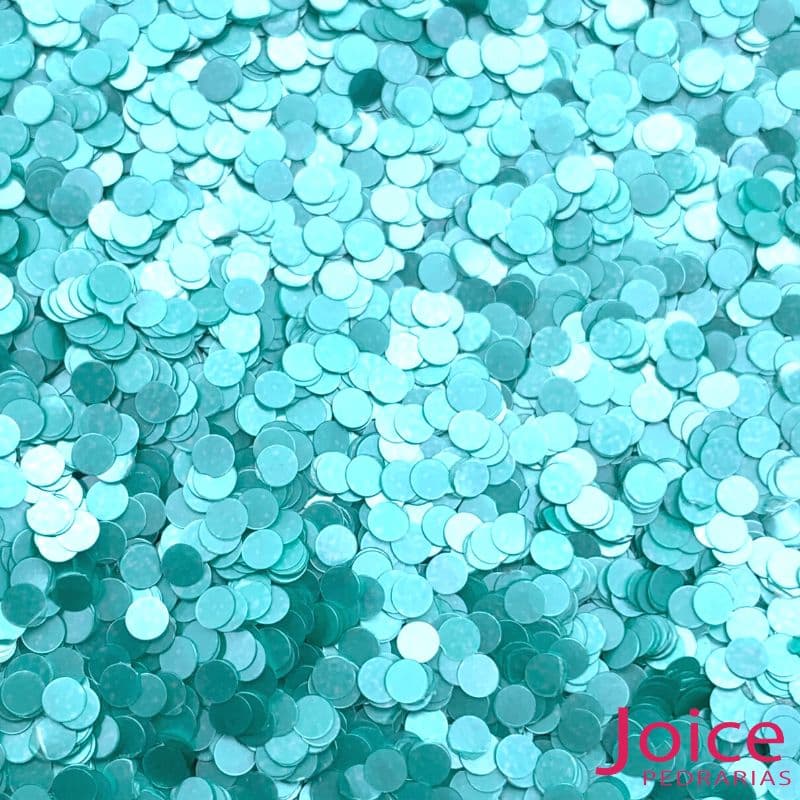 xr:d:DAFLAofDNuE:990,j:39885149612,t:22110315 Mini Paetê Redondo Holográfico 2mm com 500Gramas - Imagem 2