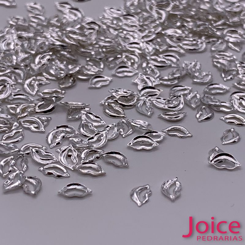 xr:d:DAFLAofDNuE:676,j:38905556166,t:22102414 Metal de Jóias para Unhas Beijos 3mmX5mm C/1000Un Ref: N23 - Imagem 2