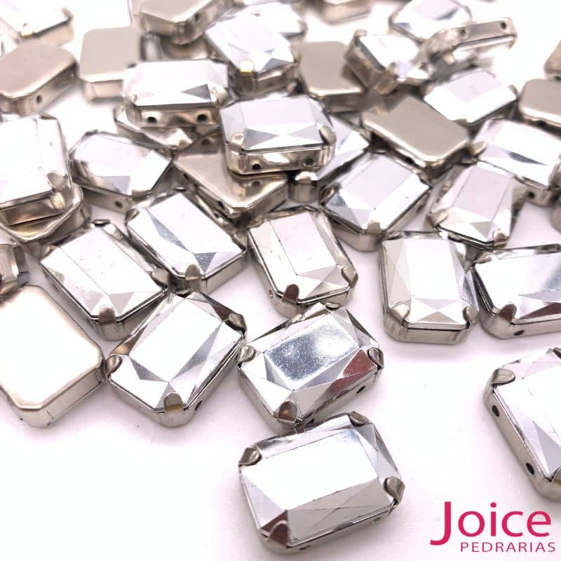 xr:d:DAFLAofDNuE:1245,j:40923604354,t:22111416 Pedra Engrampada Retângulo Base Prata 13mm X 18mm C/100Unidades - Imagem 4