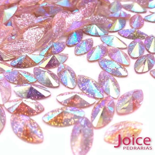 Rosa Glitter Ab