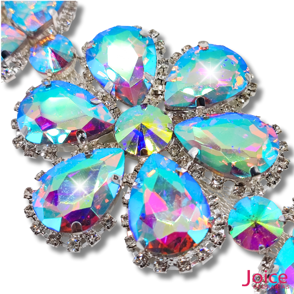 3-1 Aplique De Strass 7cm X 26cm C/1-Unidades Ref:LH04 - Imagem 3