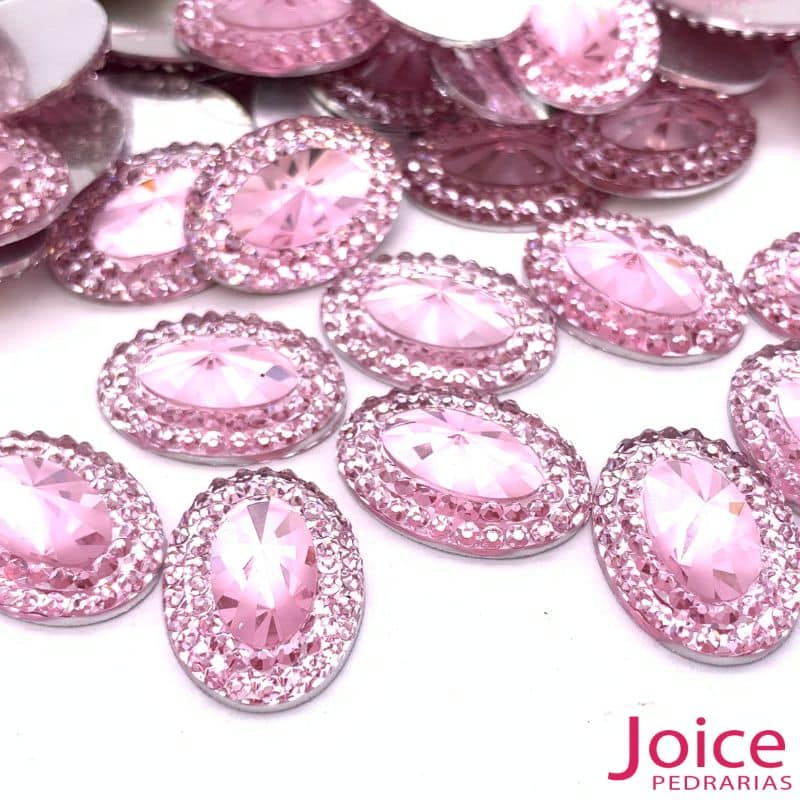 xr:d:DAFHtcqW8CM:974,j:47990076927,t:23030217 Chaton Oval Indiana Resina 13mm X 18mm C/300unidades - Imagem 7