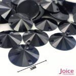 Chaton Redondo Com Furo Resina 30mm C/100-Unidades