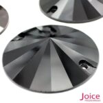 Chaton Redondo Com Furo Resina 30mm C/100-Unidades - Imagem 2