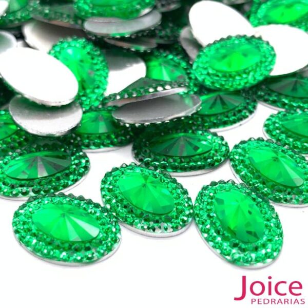 Chaton Oval Indiana Resina 13mm X 18mm C/300unidades