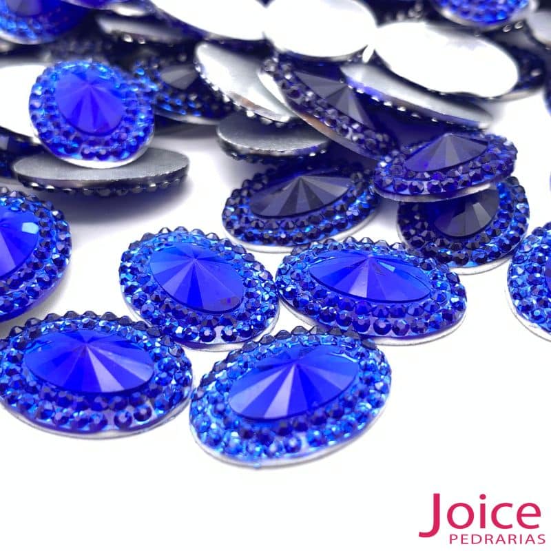 xr:d:DAFHtcqW8CM:974,j:47990076927,t:23030217 Chaton Oval Indiana Resina 13mm X 18mm C/300unidades - Imagem 4