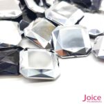 Quadrado Base Irregular Acrilico 23mm x 23mm c/100Unidades - Imagem 30