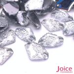 Chaton Formato Irregular Resina Cascalho Base Reta Com Furo 14mm X 21mm C/500unidades