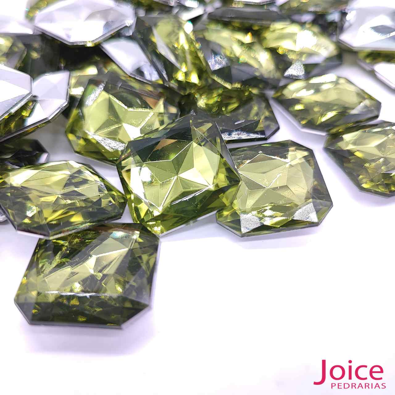 7 Quadrado Base Irregular Acrilico 23mm x 23mm c/100Unidades - Imagem 36