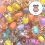 Coelhinho De Acrílico Mix 16mm c/500Gramas