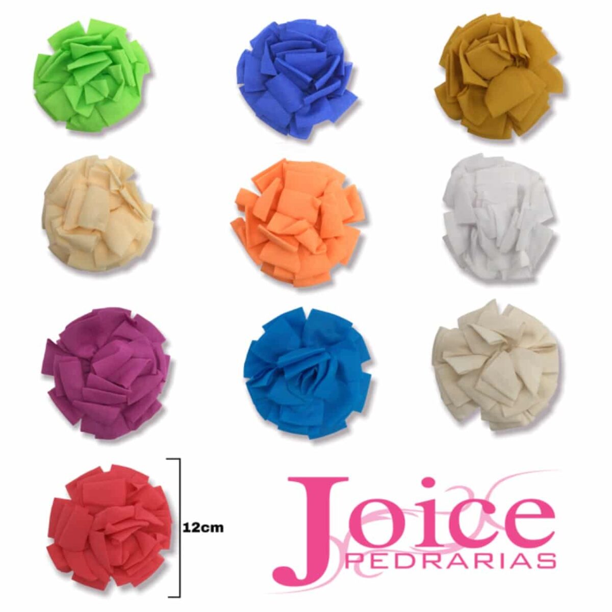Flor de Tecido 12Cm Por Unidades Ref:227-18 - Imagem 1