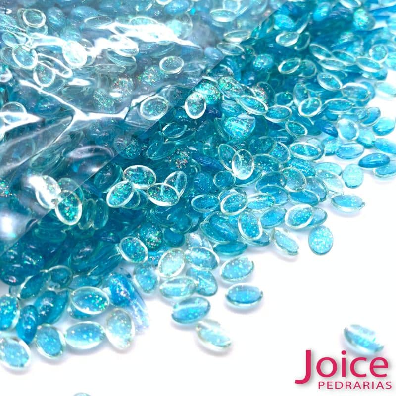 xr:d:DAFLAofDNuE:585,j:38447116135,t:22101912 Lua Oval C/Glitter Resina 4mm X 6mm C/10000Unidades - Imagem 8