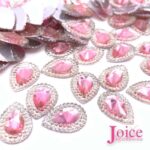 Açucarado Gota Resina 13mmX18mm Em Volta Com Cristal C/270un - Imagem 10