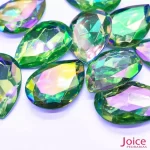 Gota Base Irregular Acrilico Ab 30mm x 40mm C/50-Unidades