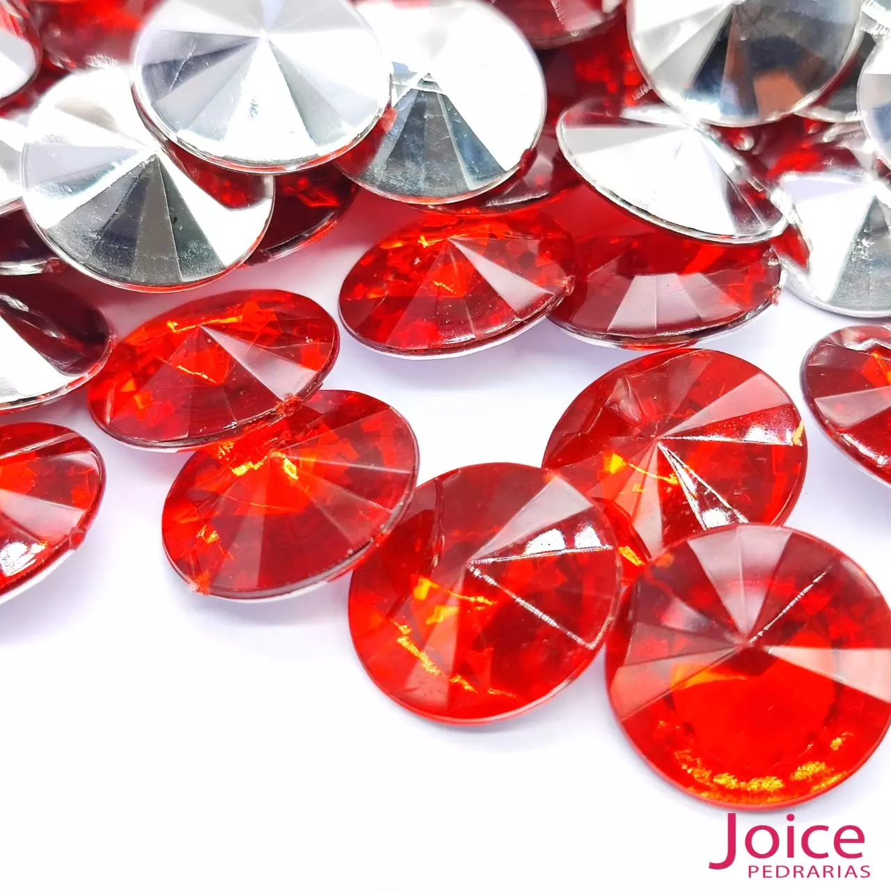 AnyConv.com__vermelho Chaton 16mm Base Irregular Acrílico C/500Unidades - Imagem 1