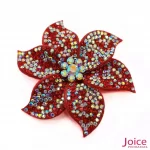 Aplique Flor Com Strass De Cristal 65mm C/30-Unidades Ref:11-663 - Imagem 8