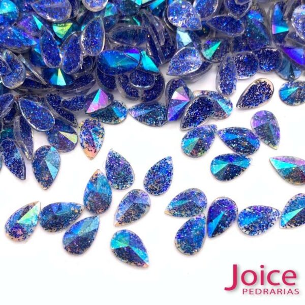 Azul Glitter Ab