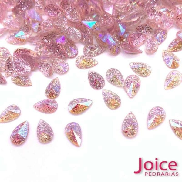 Rosa Glitter Ab
