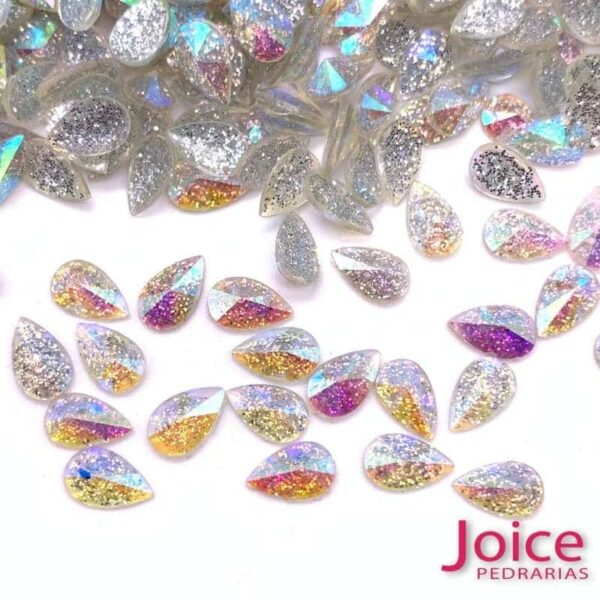 Transparente Glitter Ab