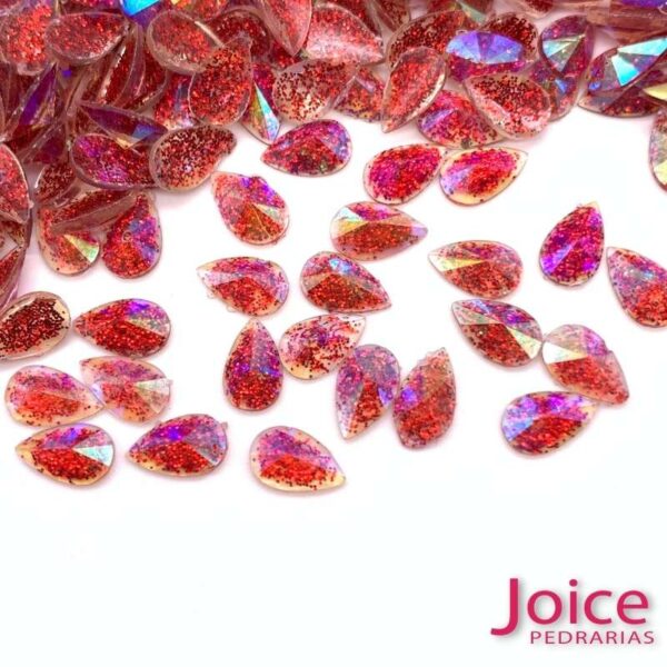 Vermelho Glitter Ab
