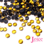 Chaton Sextavado Acrílico Termocolante  4mm c/10000