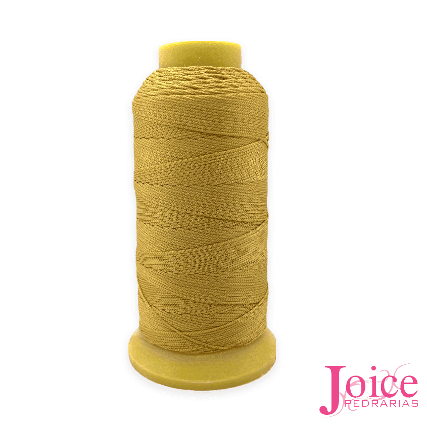 Fio-de-seda-amarelo-musgo- Fio De Seda Tassel c/200metros - Imagem 2
