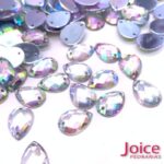 Gota Sextavado Acrilico Com Furo para Costura 10mm X 14mm C/500Un - Imagem 5