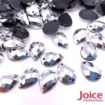 Gota Sextavado Acrilico Com Furo para Costura 10mm X 14mm C/500Un - Imagem 8