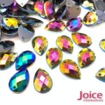 Gota Sextavado Acrilico Com Furo para Costura 10mm X 14mm C/500Un - Imagem 6