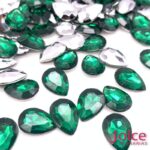 Gota Base Irregular Acrilico 10mm x 14mm C/1000Un - Imagem 30