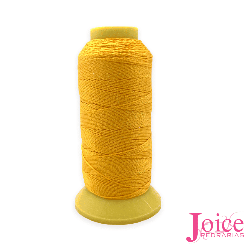 Laranja-claro- Fio De Seda Tassel c/200metros - Imagem 15