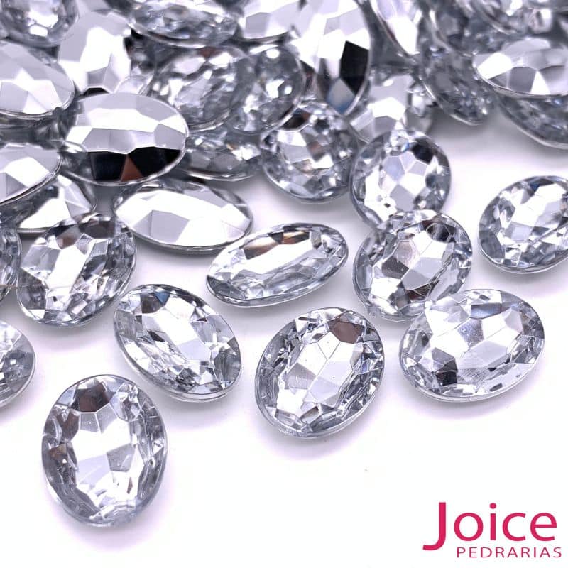 xr:d:DAFLAofDNuE:909,j:39563157064,t:22103114 Oval Base Irregular Acrilico 10mm x 14mm c/1000Unidades - Imagem 1