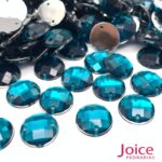 Chaton Redondo Acrílico Com Furo Para Costura 12mm C/1000Unidades - Imagem 5