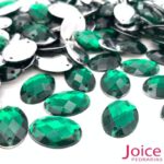 Chaton Oval Base Reta Com Furo 13mm X 18mm C/500Unidades