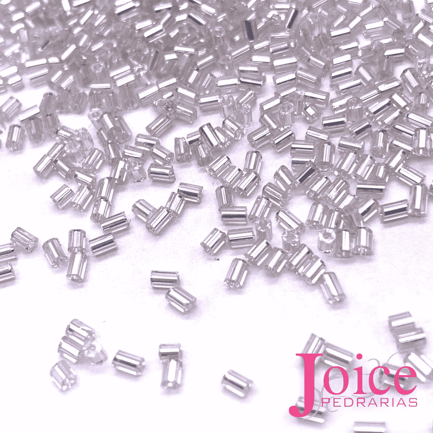 Vidrilho-2mm-cristal-prata- Vidrilho De Vidro 2mm C/500Gramas - Imagem 5