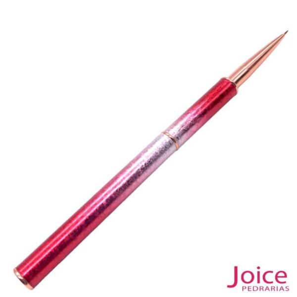 Pincéis para Fazer Unha Adesivo Unidade Cor:Vermelho Deglade