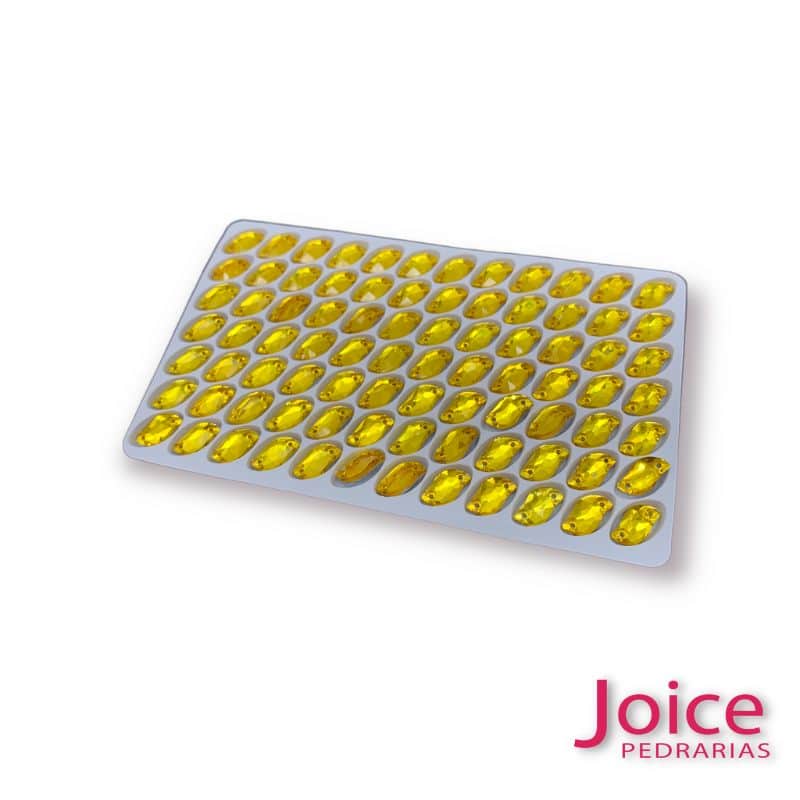 xr:d:DAFLAofDNuE:199,j:36967512291,t:22100314 Imitação Swarovski Formato Irregular Base Reta Com Furo 6mm × 12mm C/504unidades - Imagem 3