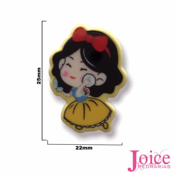 Aplique Mocinha Vaidosa 22mm x 25mm c/200 unidades Ref- 2201
