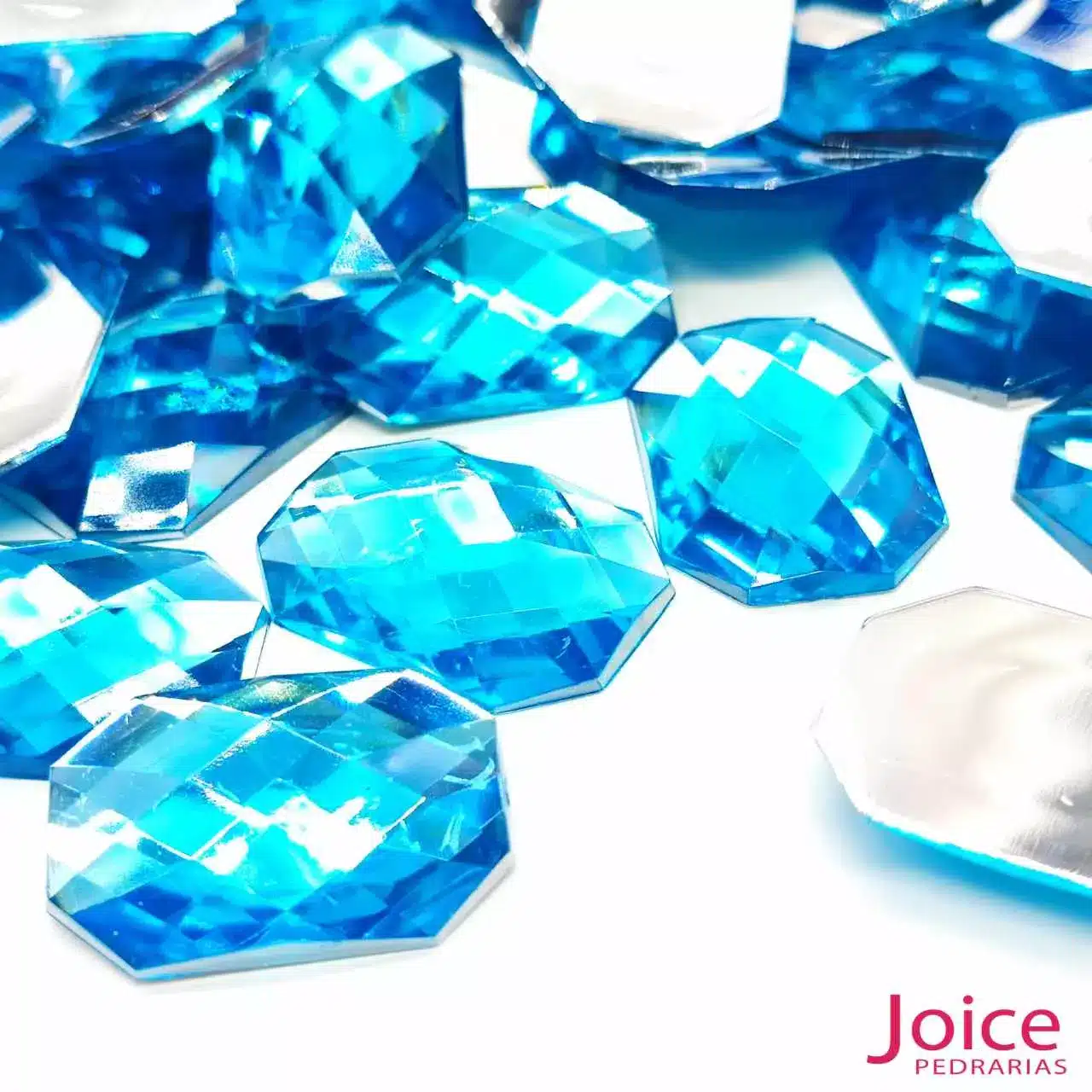 azul Retângulo Acrílico 18mm X 25mm C/200Unidades - Imagem 41