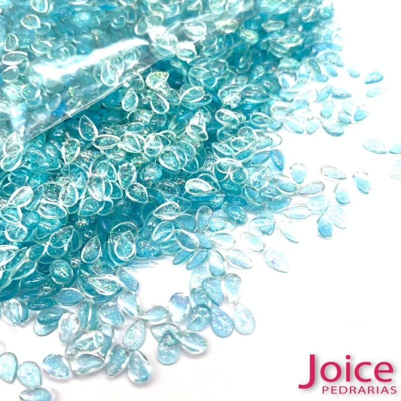 xr:d:DAFLAofDNuE:448,j:38029286010,t:22101418 Lua Gota Resina Com Glitter 4mm X 6mm C/10000Unidades - Imagem 4