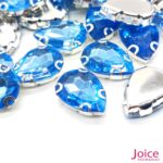 Pedra Engrampada Gota 18mm X 25mm Com Base De Aço C/100-Unidades - Imagem 10