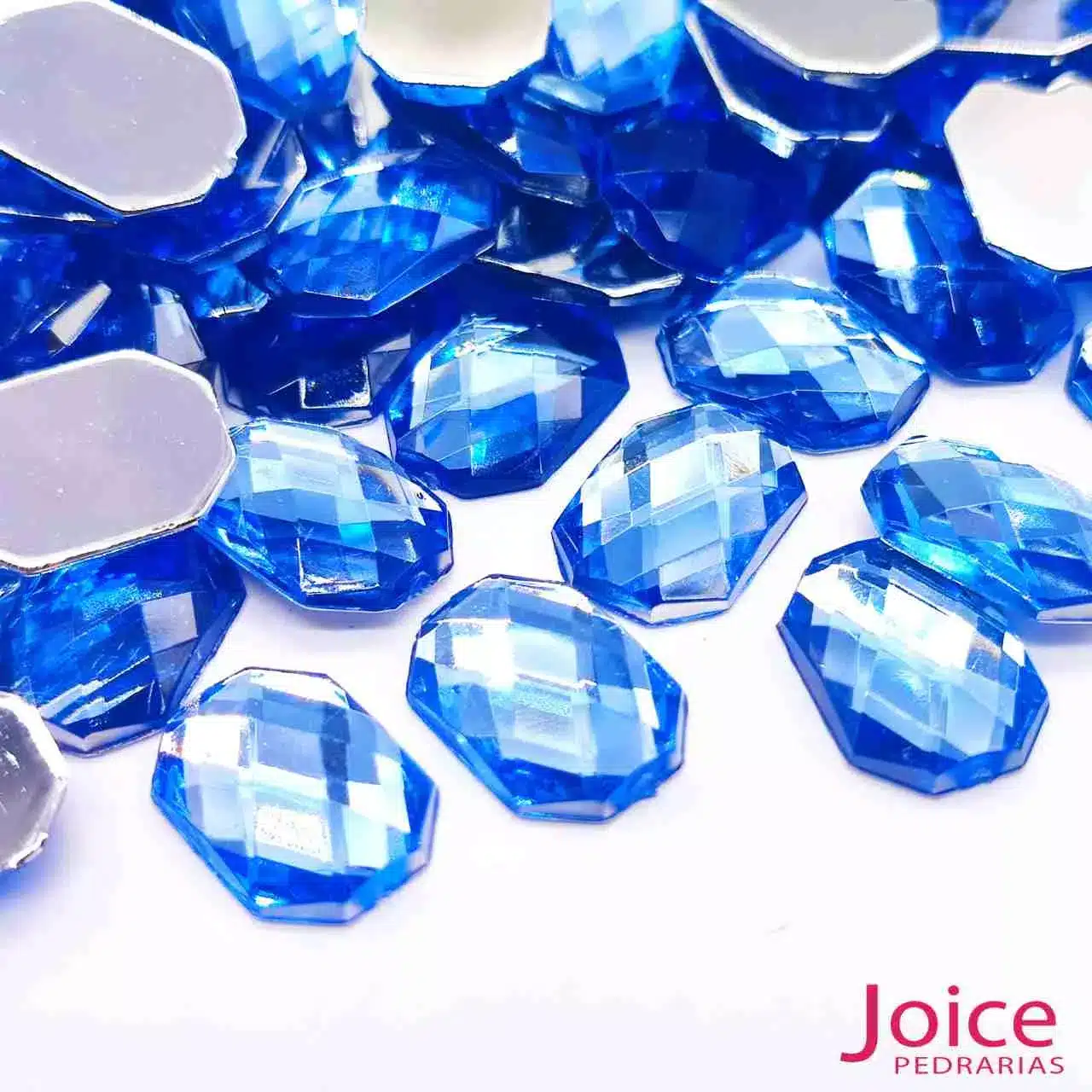 azul-agua Retângulo Acrílico 10mm X 14mm C/1000Unidades - Imagem 20