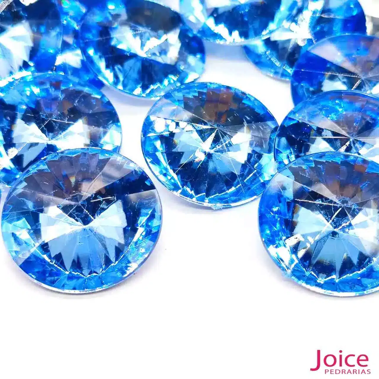 azul-agua Chaton 25mm Base Irregular Acrílico Com 100Unidades - Imagem 22