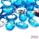 Oval Base Irregular Acrilico 18mm x 25mm C/200-unidades - Imagem 38