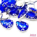 Pedra Engrampada Gota 18mm X 25mm Com Base De Aço C/100-Unidades - Imagem 11