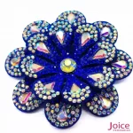 Aplique Flor Com Strass De Cristal 60mm C/10-Unidades Ref:22-787 - Imagem 4