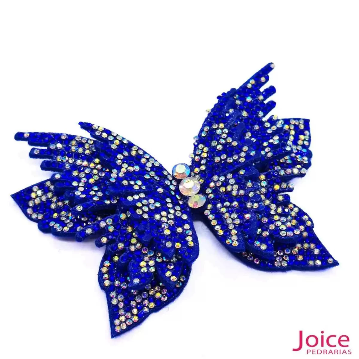 Aplique Borboleta Com Strass De Cristal 75mm X 110mm C/5-Unidades Ref:23-A148 - Imagem 4