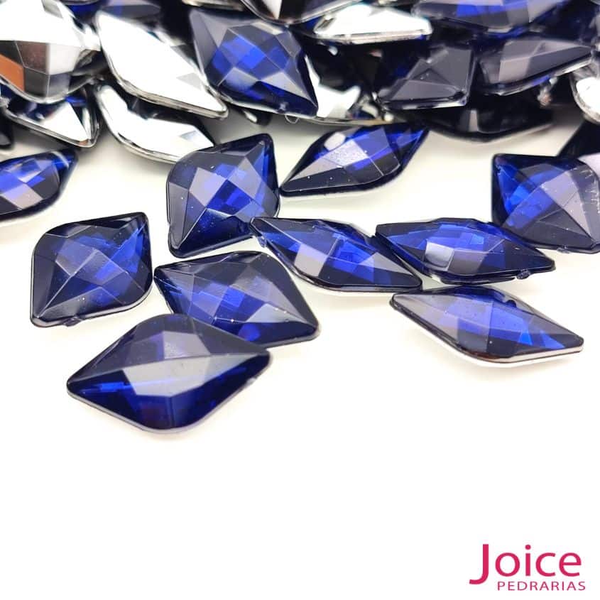 xr:d:DAF6Qd-RXQw:50,j:752520017879625337,t:24021616 Chaton Losango Acrilico Base Irregular 12mm X 19mm C/500-Unidades - Imagem 12