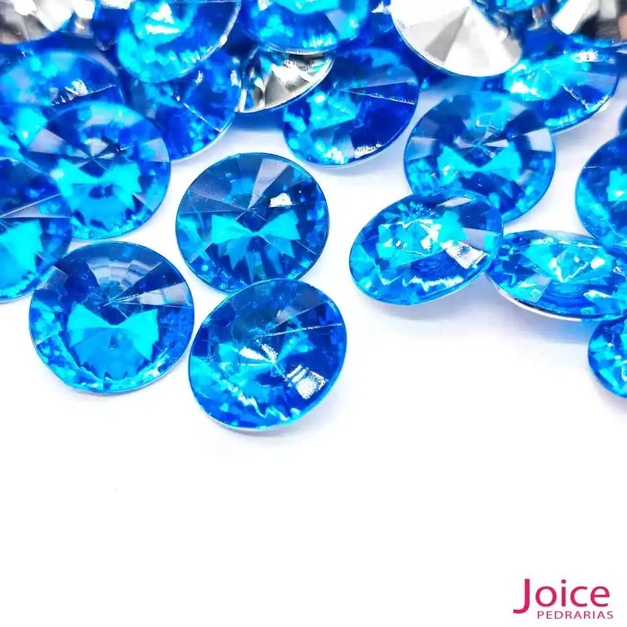 azul-turquesa-1 Chaton Base Irregular Acrilico 14mm C/500Unidades - Imagem 16