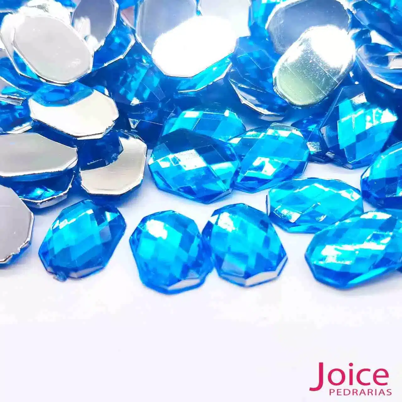 azul-turquesa-1 Retângulo Acrílico 10mm X 14mm C/1000Unidades - Imagem 18